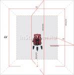 Лазерный уровень ADA 3D Liner 4V (плюс Набор отвёрток из 16 предметов) 